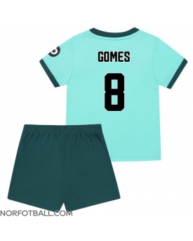 Billige Fotballdrakt Wolves Joao Gomes #8 Replika Bortedraktsett Barn 2025-26 Kortermet (med bukser)